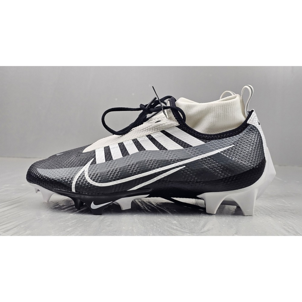 Nike Vapor Edge Pro 360 Football Cleats Mens 7.5 Black White DQ3670-001 NWT